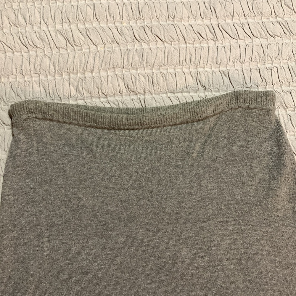 Neiman Marcus Women’s Cashmere Maxi Skirt Mocha Quite Luxury Minimalist - Picture 3 of 13